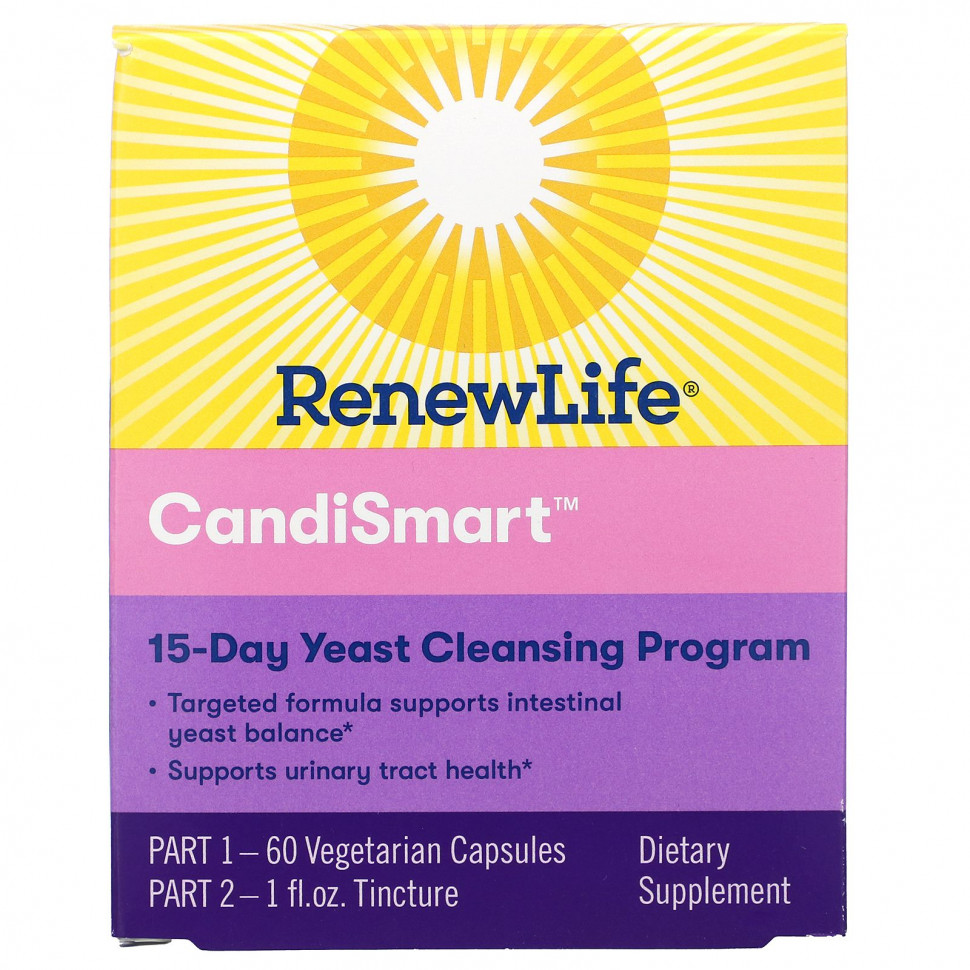 ���� ������ (Iherb) Renew Life, CandiSmart, 15-������� ��������� �������� �� �������, �������� �� 2 ������, ������ �� 6690 ���
