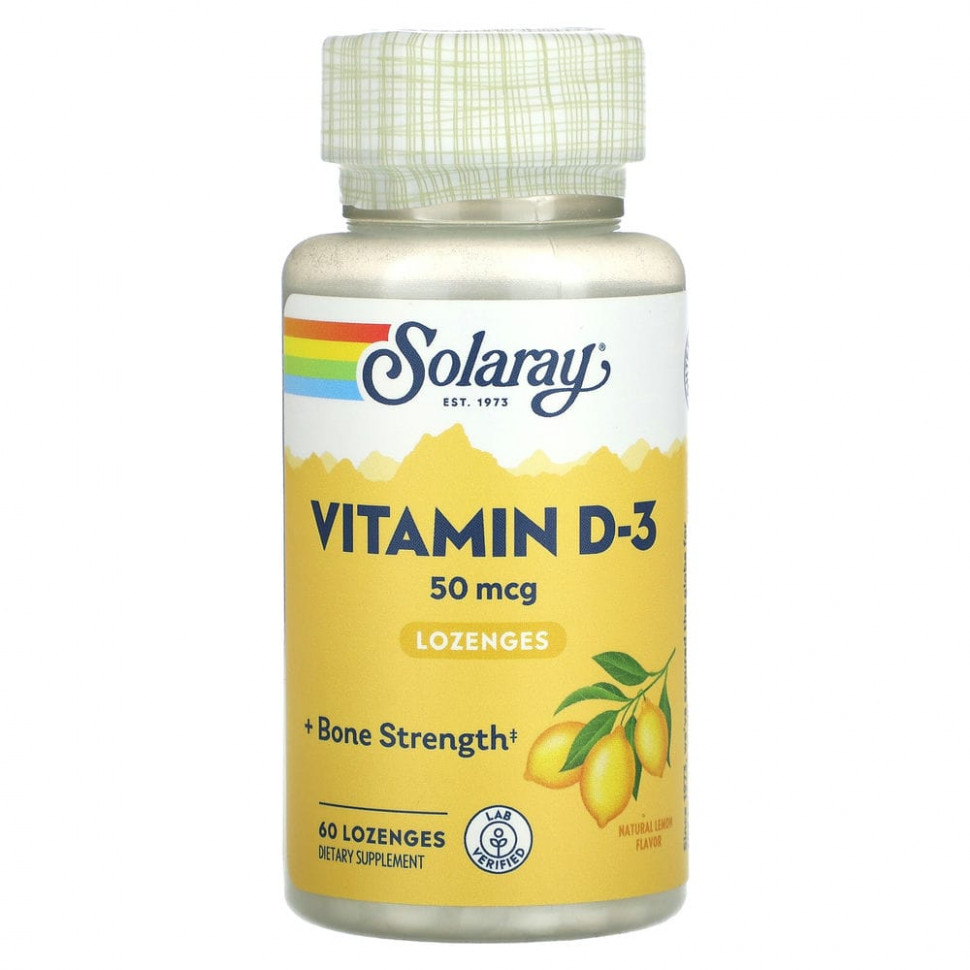   (Iherb) Solaray,    D3,  , 50 , 60     -     , -, 