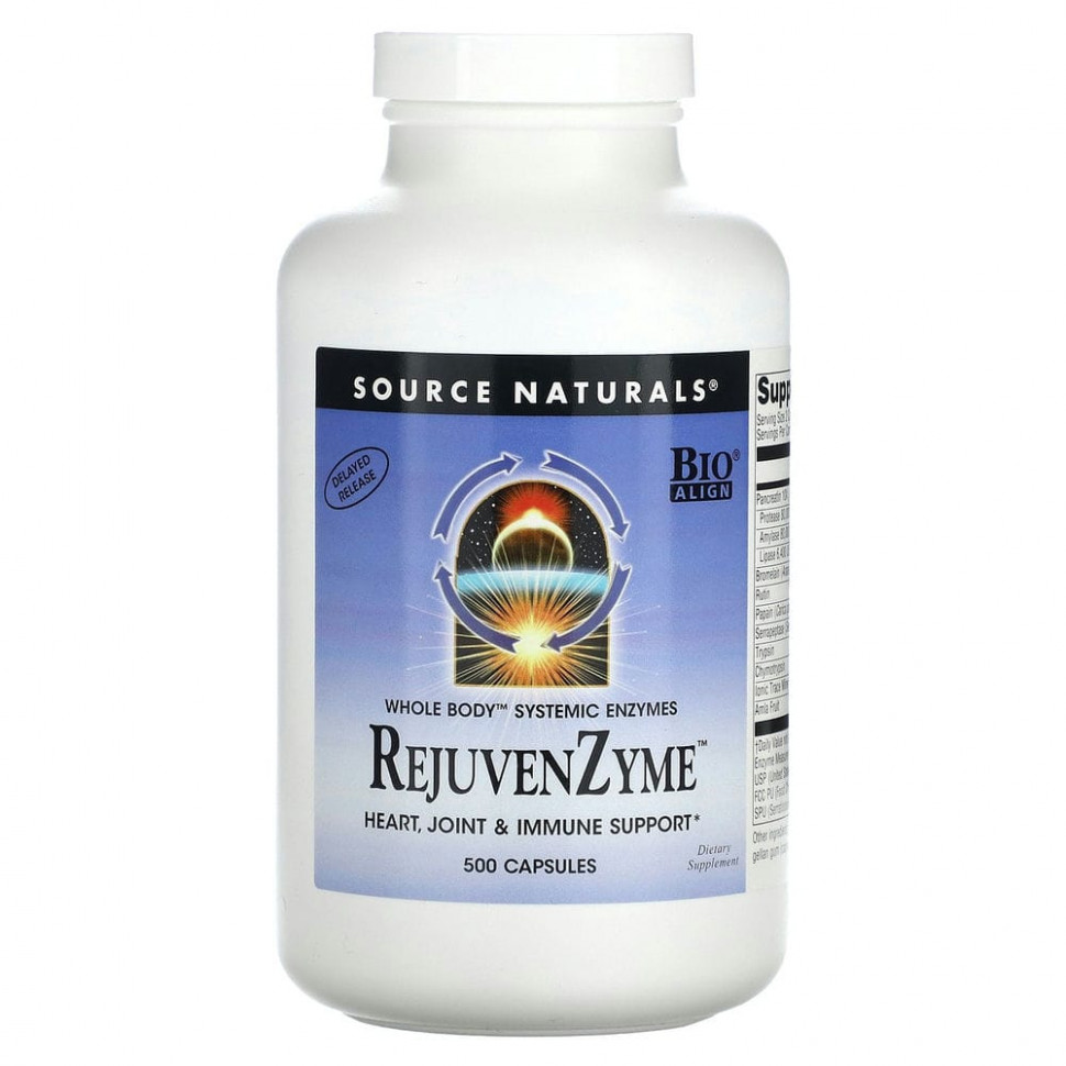   (Iherb) Source Naturals, RejuvenZyme`` 500     -     , -, 