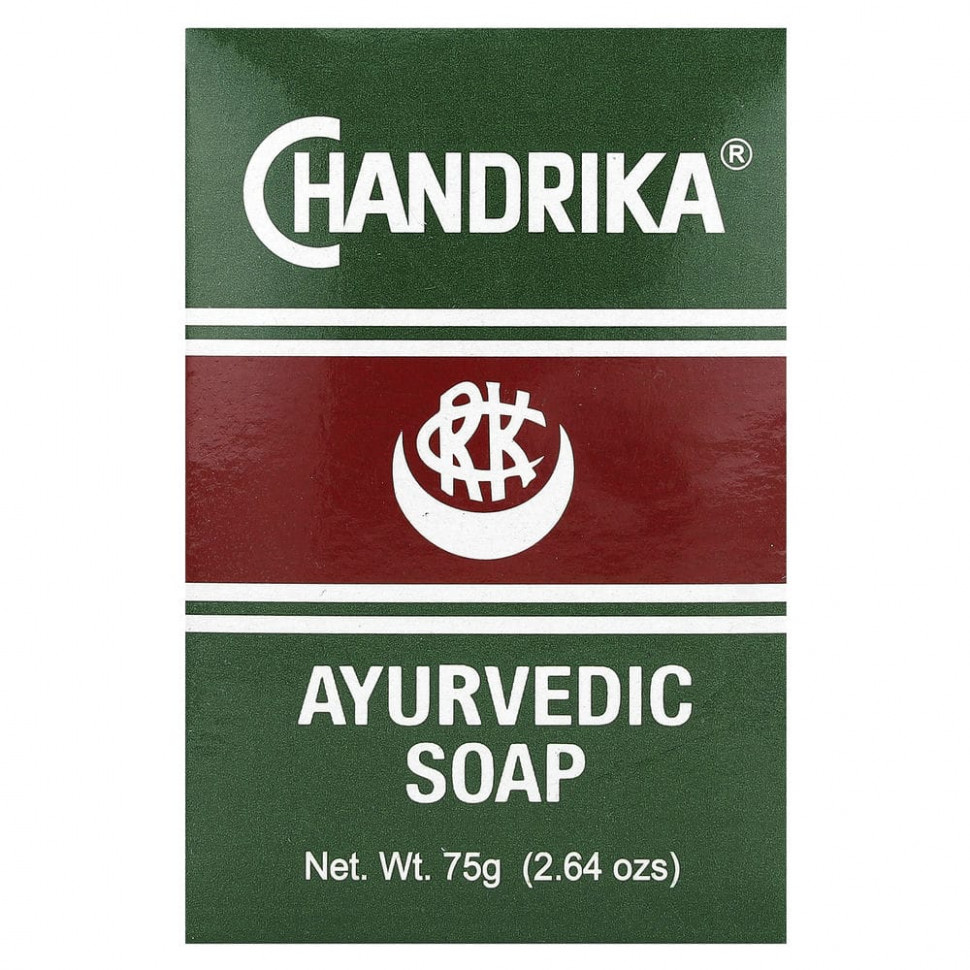 ���� ������ (Iherb) Chandrika Soap, Chandrika, ������������� ����, 75 � (2,64 �����), ������ �� 390 ���