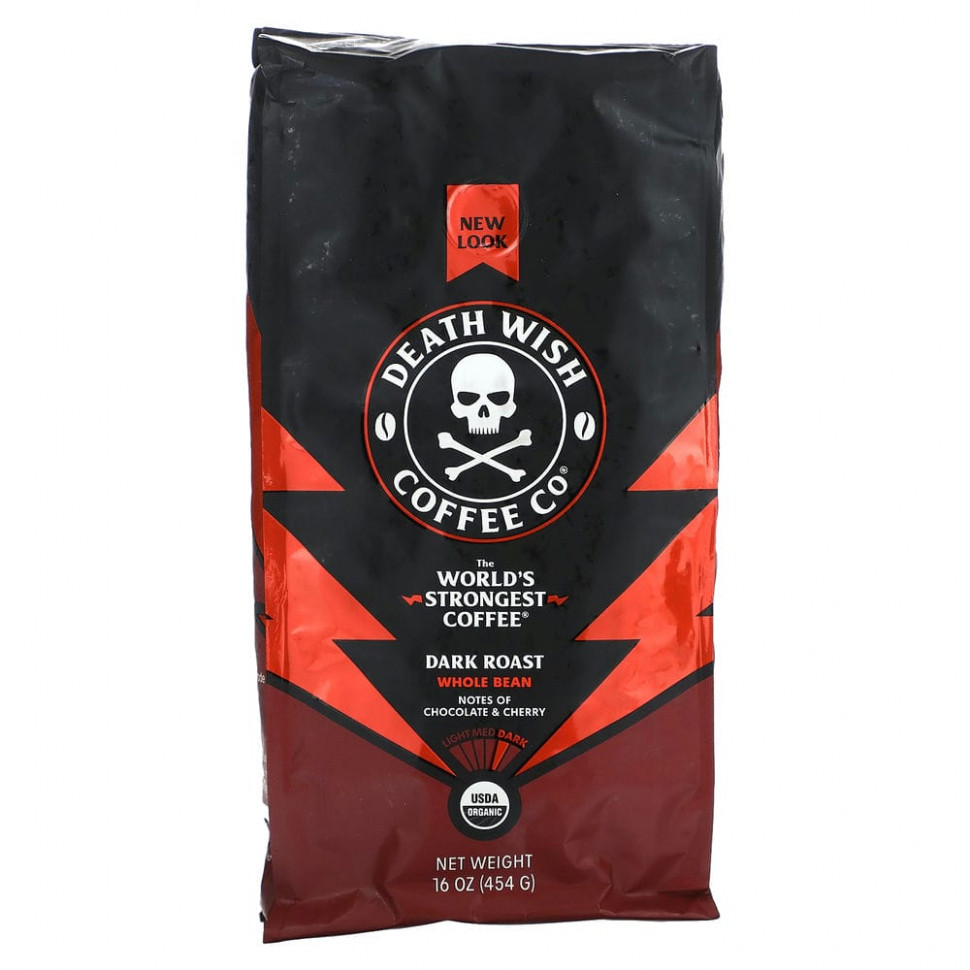   (Iherb) Death Wish Coffee,     ,  ,  , 454  (16 )    -     , -, 