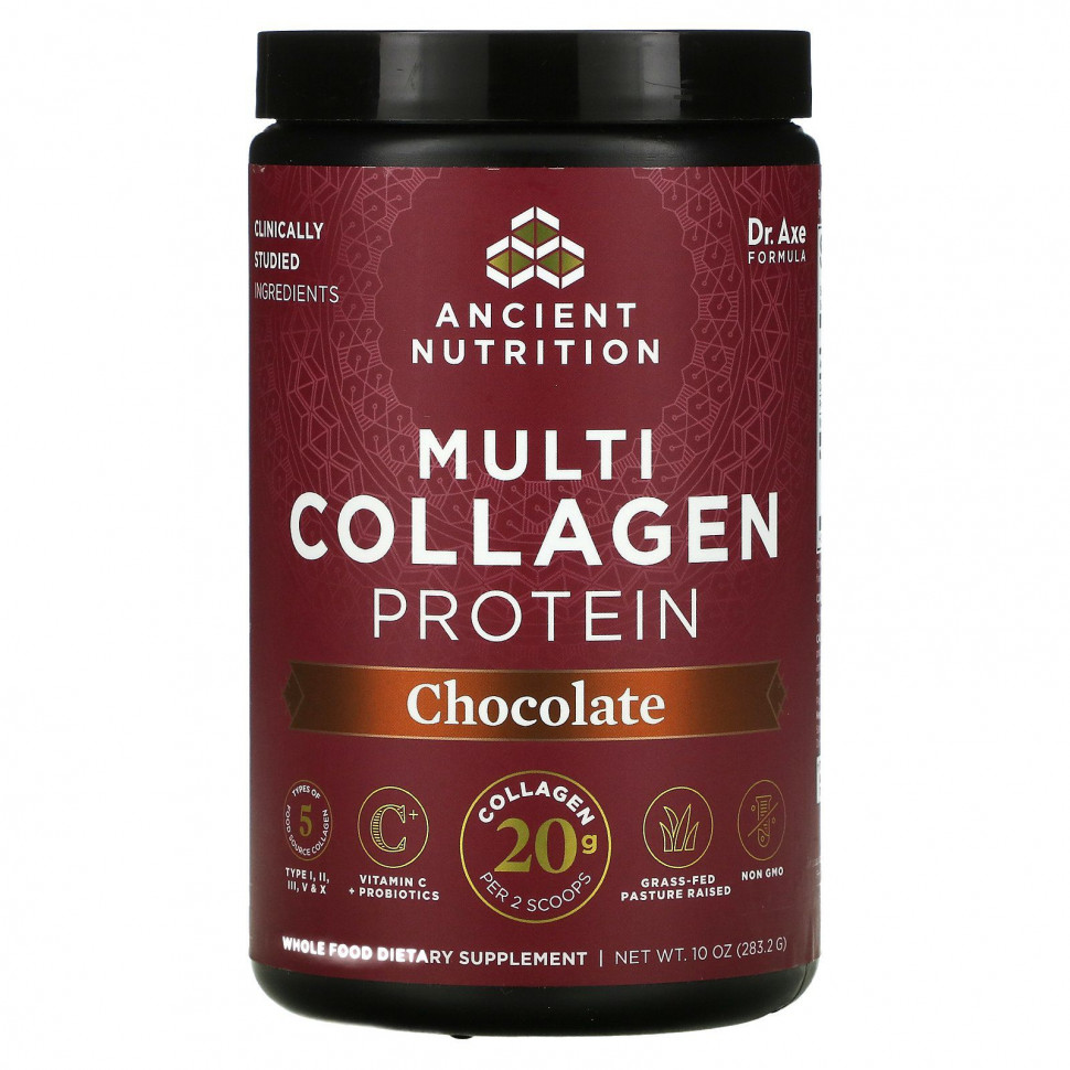   (Iherb) Dr. Axe / Ancient Nutrition, Multi Collagen Protein, , 10  (283,2 )    -     , -, 