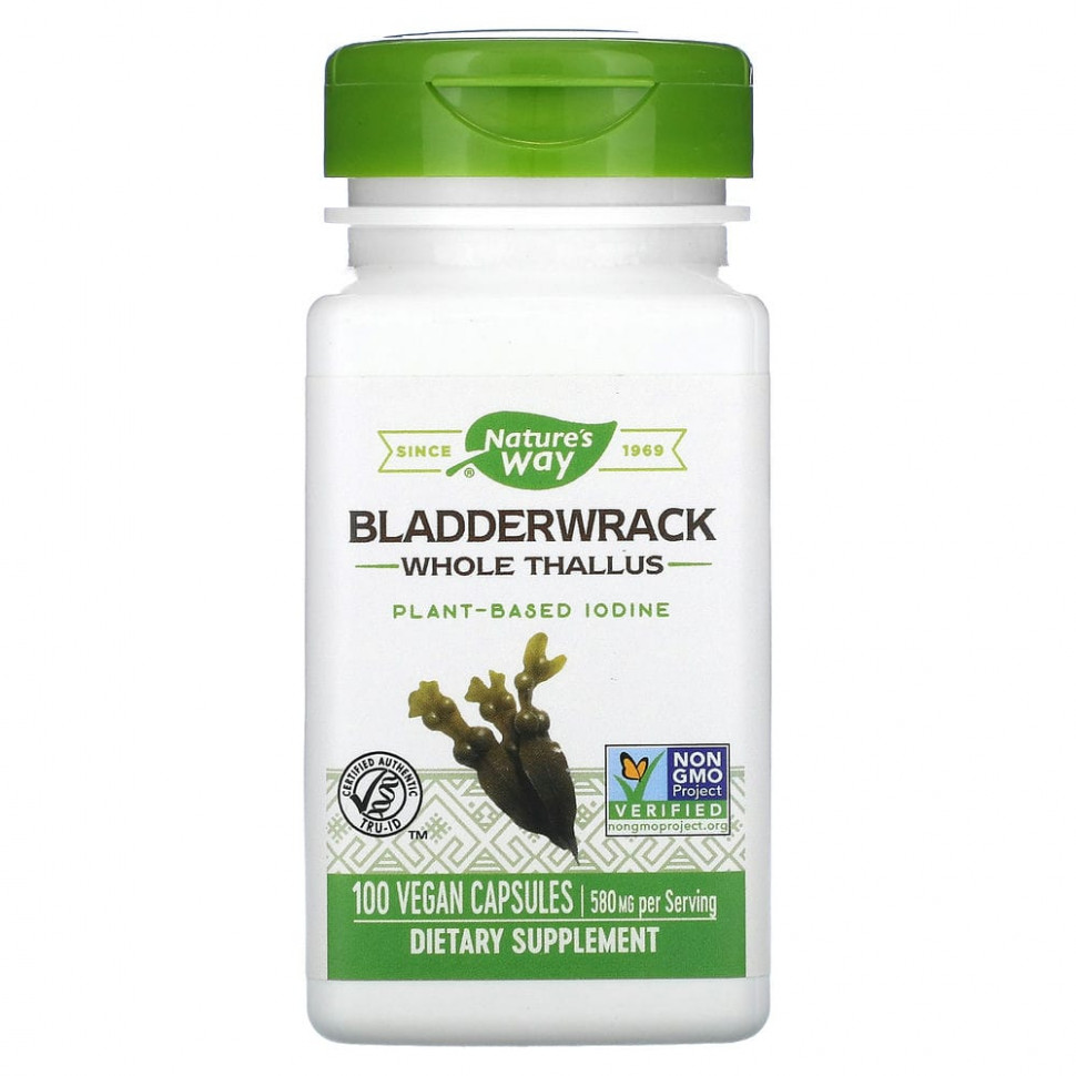 ���� ������ (Iherb) Nature's Way, ���������, 580 ��, 100 �������������� ������, ������ �� 2020 ���