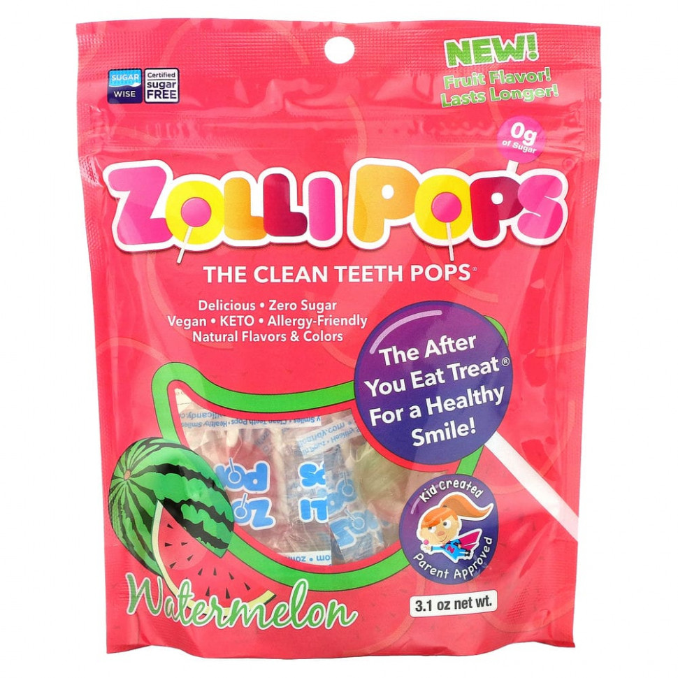   (Iherb) Zollipops, The Clean Teeth Pops, , 3,1 ,   1090 