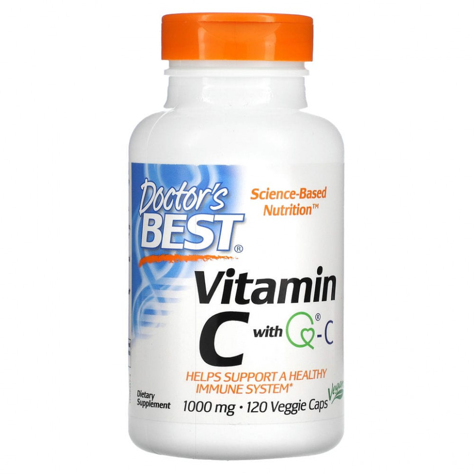 ���� ������ (Iherb) Doctor's Best, ������� � � Q-C, 1000 ��, 120 �������������� ������, ������ �� 4010 ���