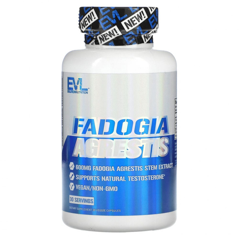 ���� ������ (Iherb) EVLution Nutrition, Fadogia Agrestis, 30 ������������ ������, ������ �� 2300 ���