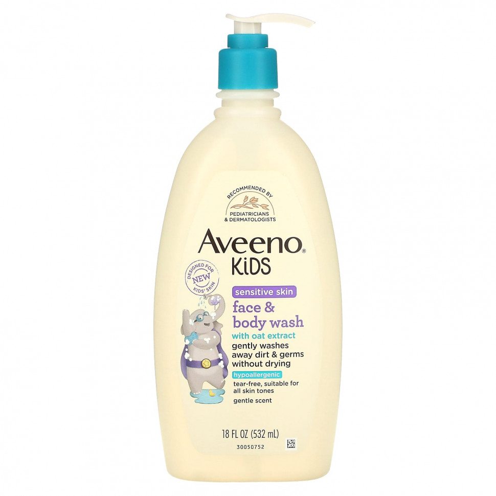 ���� ������ (Iherb) Aveeno, ���� ��� ���� ��� ����� � ���������� ����, 532 �� (18 ����. �����), ������ �� 2840 ���