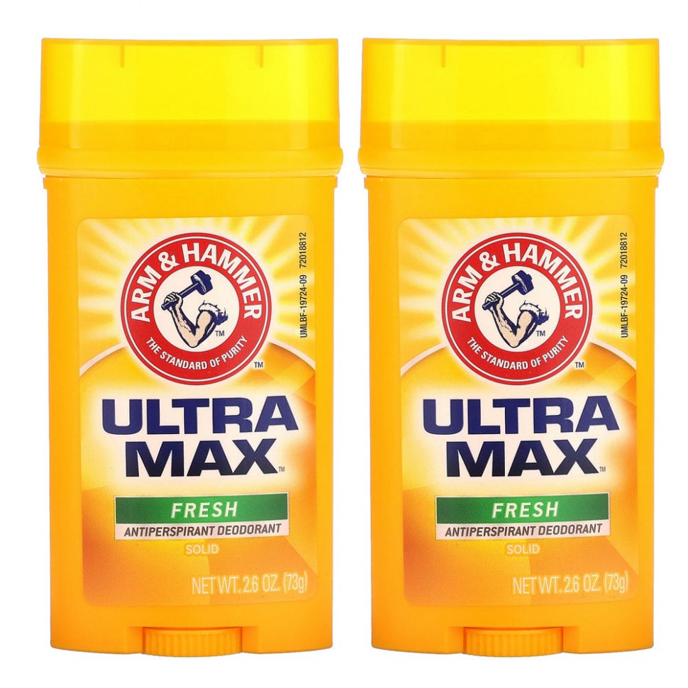 ���� ������ (Iherb) Arm & Hammer, UltraMax, ������� ����������-��������������, ������, 2 �������� �� 73 � (2,6 �����), ������ �� 1480 ���