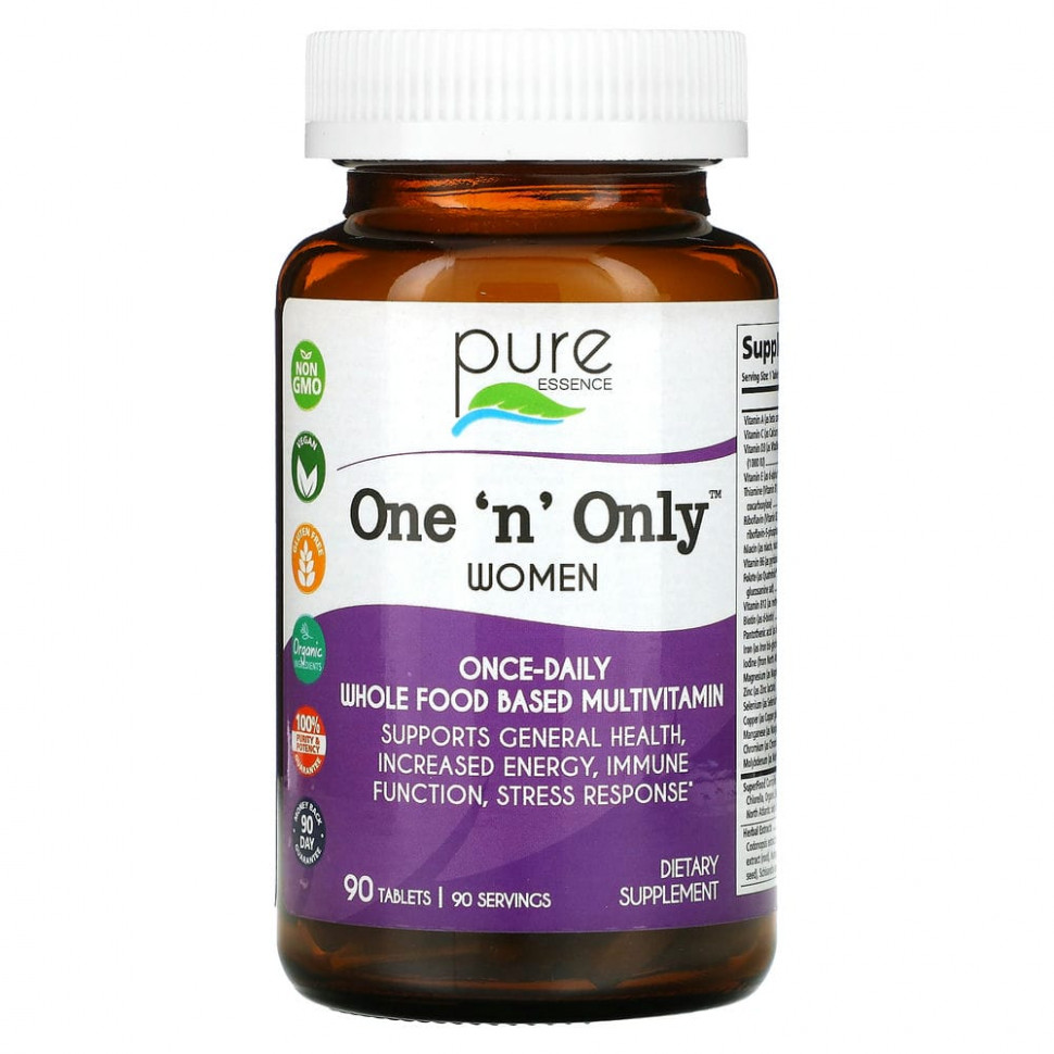   (Iherb) Pure Essence, One 'n' Only Women, 90     -     , -, 