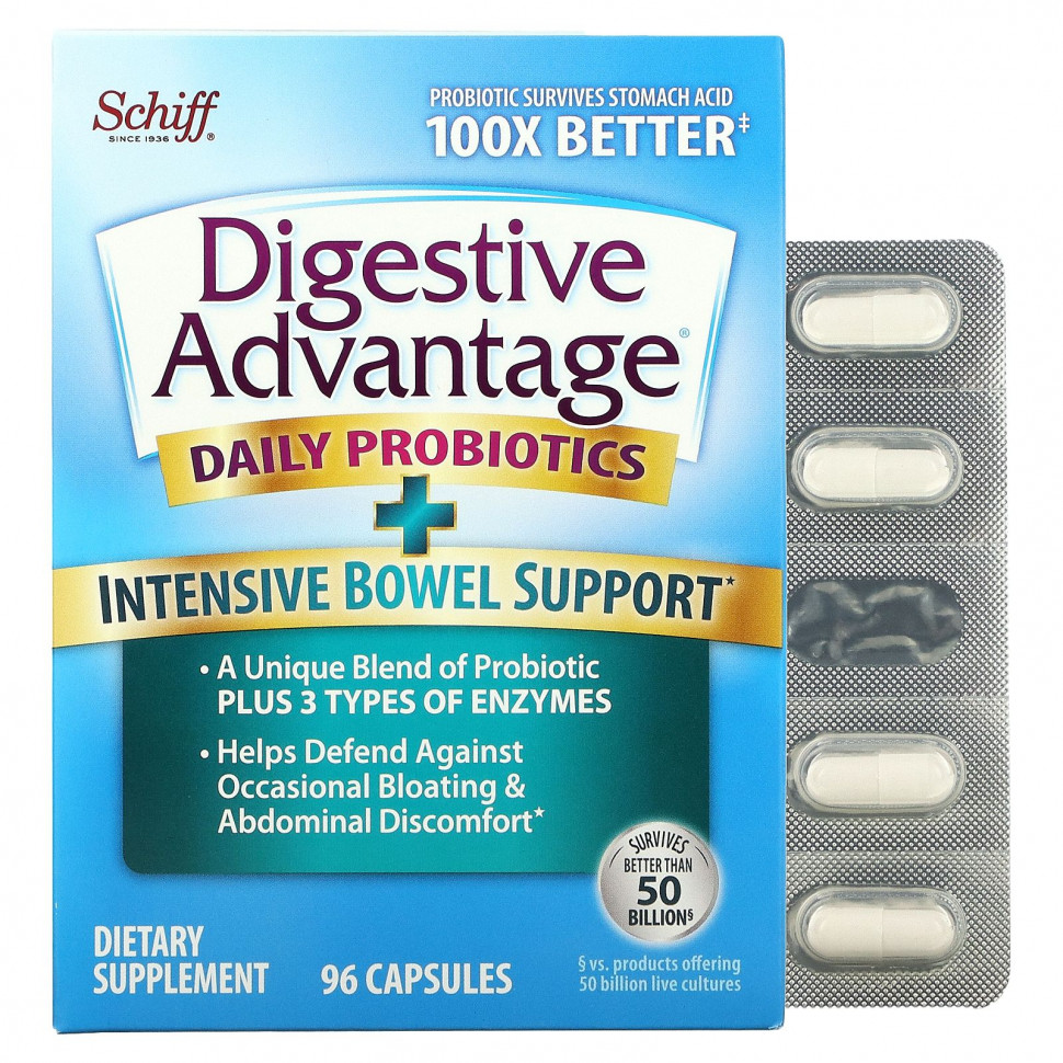   (Iherb) Schiff, Digestive Advantage,    ,    , 96 ,   5410 