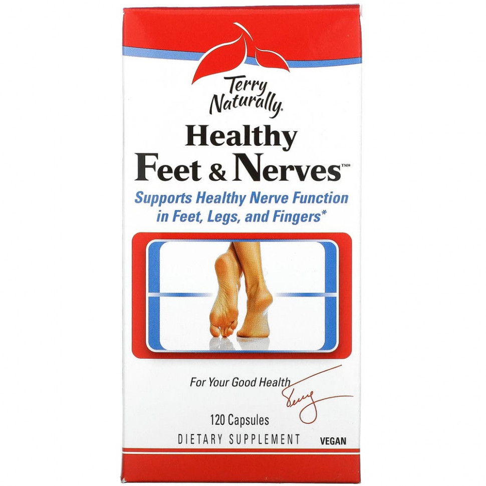   (Iherb) Terry Naturally, Terry Naturally, Healthy Feet & Nerves,    , 120     -     , -, 