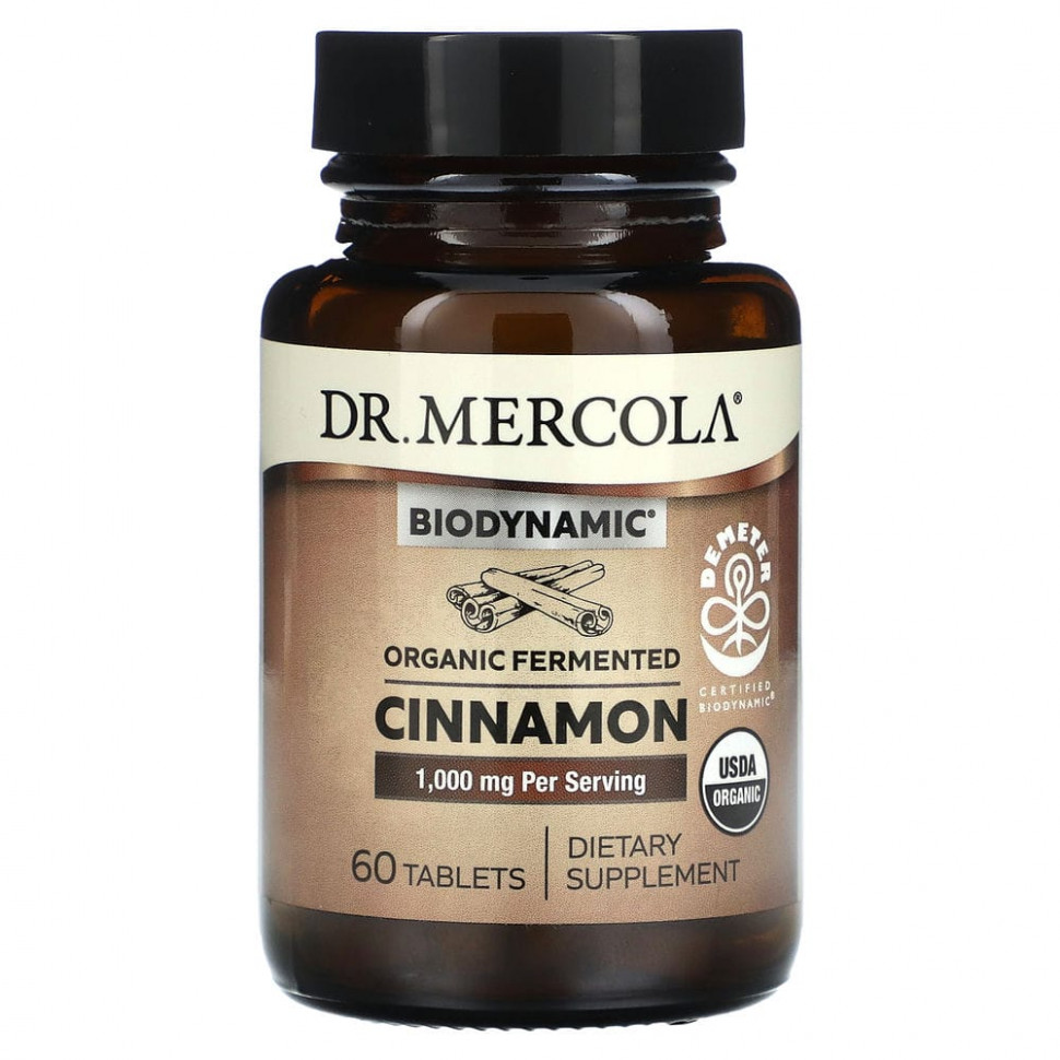 ���� ������ (Iherb) Dr. Mercola, Biodynamic, ������������ ���������������� ������, 500 ��, 60 ��������, ������ �� 14310 ���