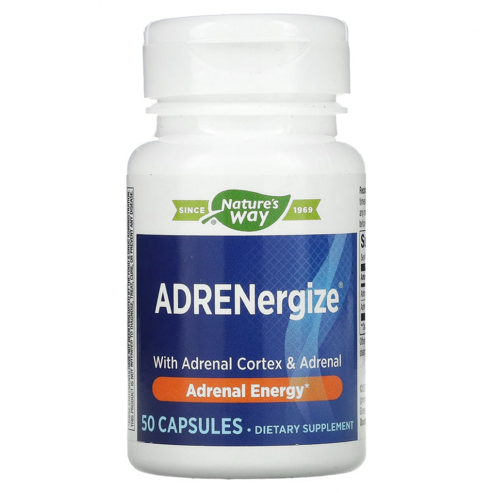   (Iherb) Enzymatic Therapy, ADRENergize,   , 50      -     , -, 