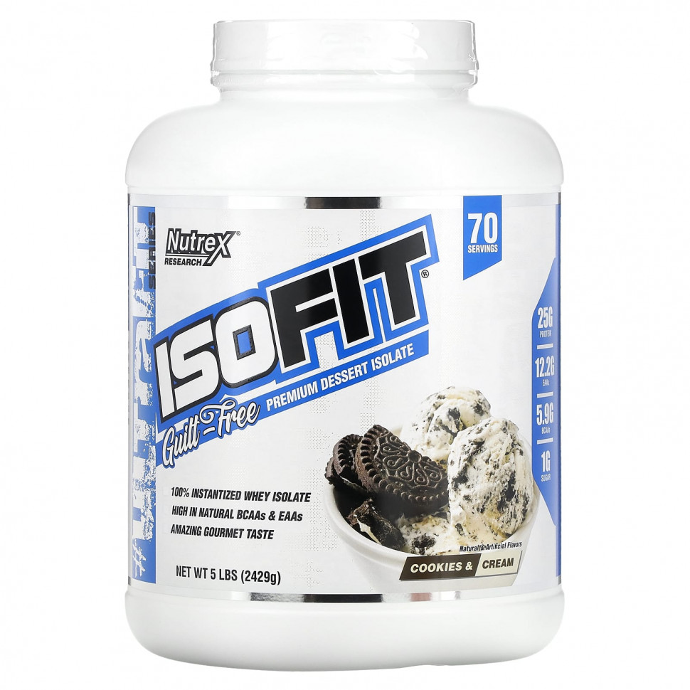 ���� ������ (Iherb) Nutrex Research, IsoFit, ������� � ������, 2429 � (5 ������), ������ �� 16400 ���