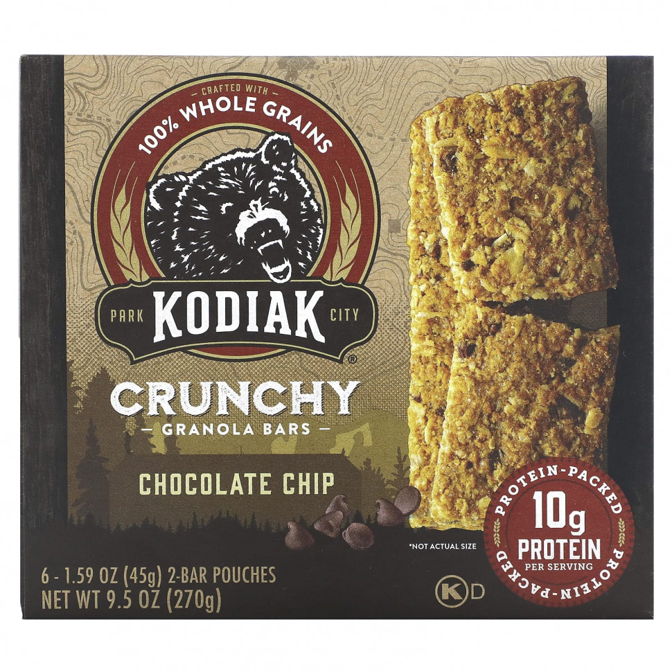 ���� ������ (Iherb) Kodiak Cakes, ��������� ��������� �� �����, ���������� ������, 6 ��������� �� 2 ������, 45 � (1,59 �����), ������ �� 1780 ���