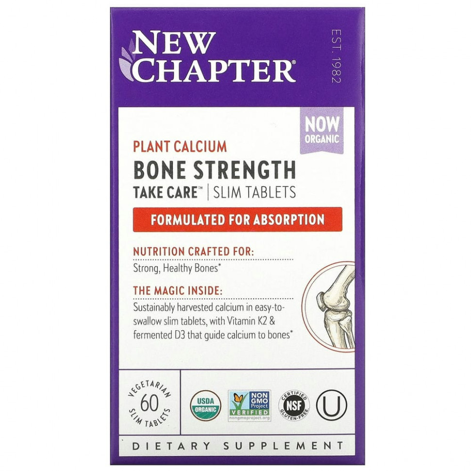   (Iherb) New Chapter, Bone Strength Take Care, 60         -     , -, 