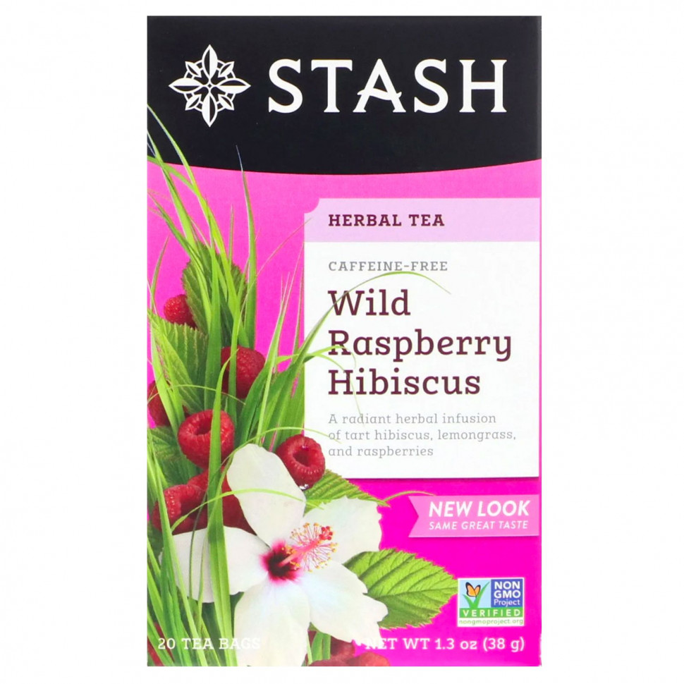 ���� ������ (Iherb) Stash Tea, Herbal Tea, �������� � ����� �������, ��� �������, 20 ������ ���������, 38 � (1,3 �����), ������ �� 1040 ���