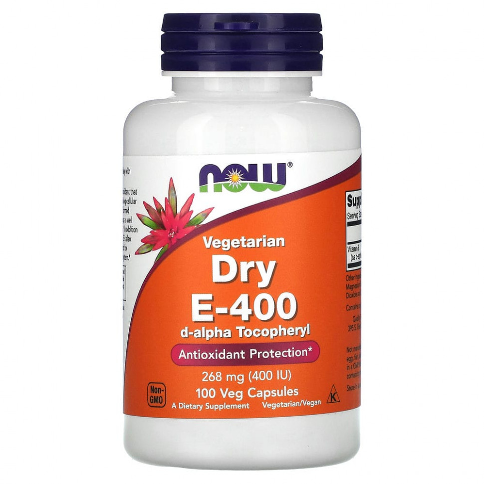 ���� ������ (Iherb) NOW Foods, ������� E-400, �������������� �������, 268 �� (400 ��), 100 �������������� ������, ������ �� 2570 ���
