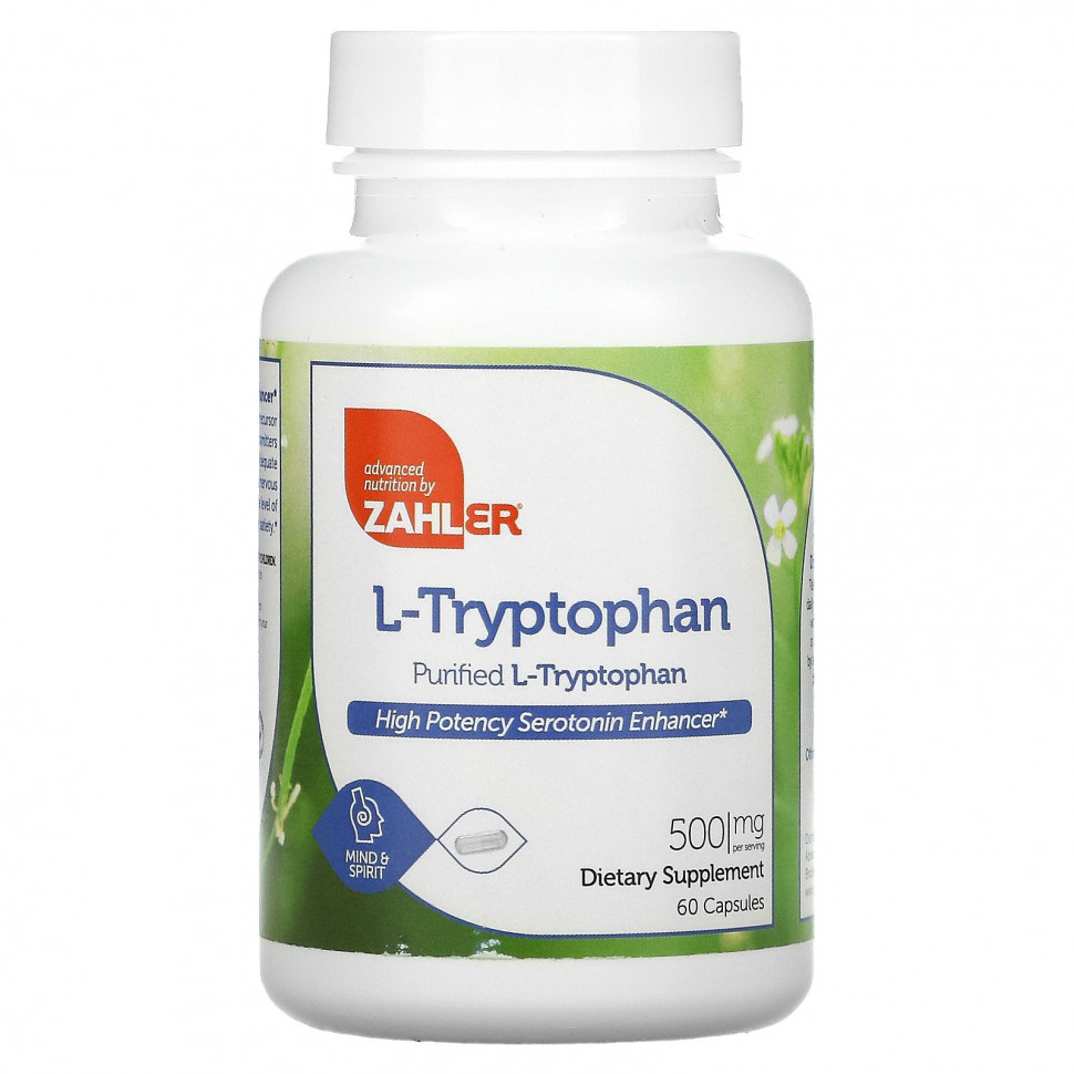 ���� ������ (Iherb) Zahler, L-���������, ��������� L-���������, 500 ��, 60 ������, ������ �� 3930 ���