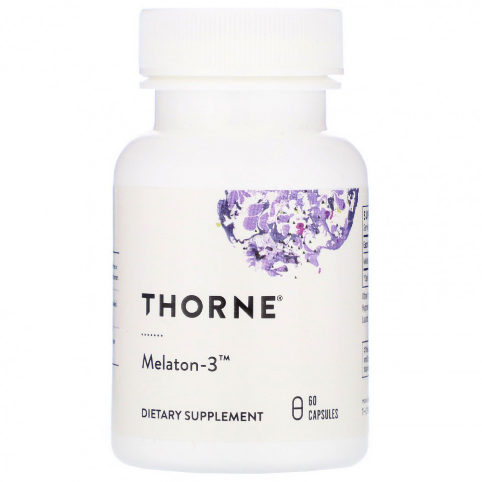   (Iherb) Thorne Research, Melaton-3, 60     -     , -, 