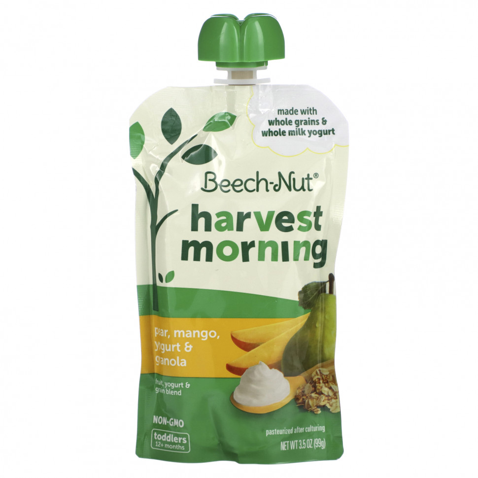 ���� ������ (Iherb) Beech-Nut, ������, ����� ������� � ������, Harvest Morning, ��� ����� �� 12 �������, �����, �����, ������ � �������, 99 � (3,5 �����), ������ �� 480 ���