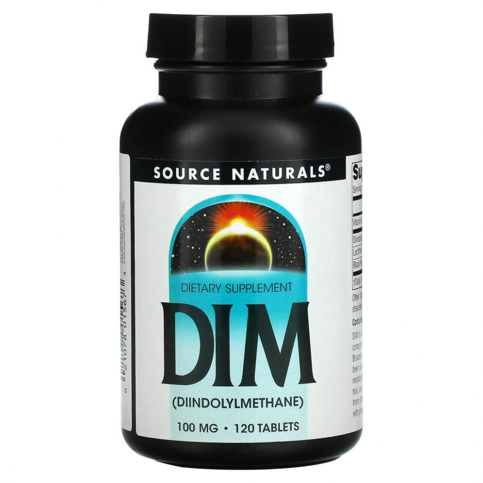   (Iherb) Source Naturals, DIM (), 100 , 120     -     , -, 