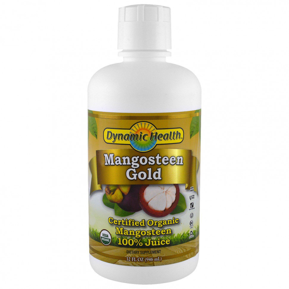 ���� ������ (Iherb) Dynamic Health Laboratories, Mangosteen Gold, ����������������� ������������ 100% ��� ����������, 946 �� (32 ����. �����), ������ �� 5950 ���