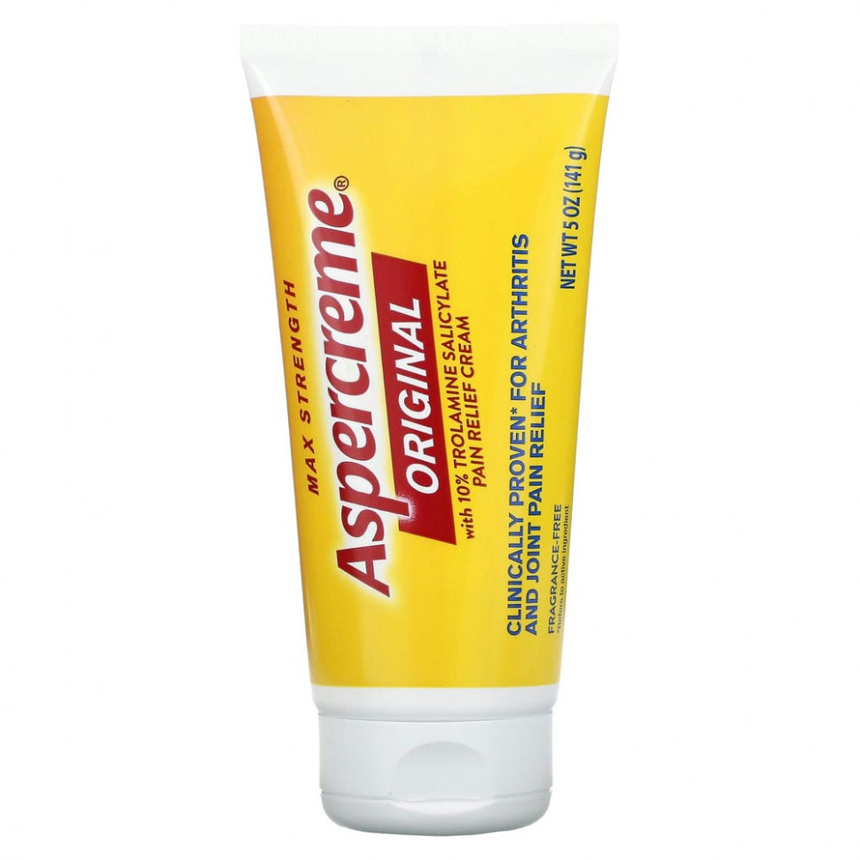 ���� ������ (Iherb) Aspercreme, ������������ �������������� ���� � 10% ����������� ���������, ������������ ���� ��������, ��� �������, 141 � (5 �����), ������ �� 2820 ���