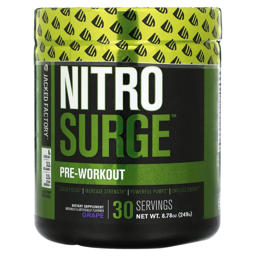   (Iherb) Jacked Factory, Nitro Surge,  ,   , 249  (8,78 )    -     , -, 