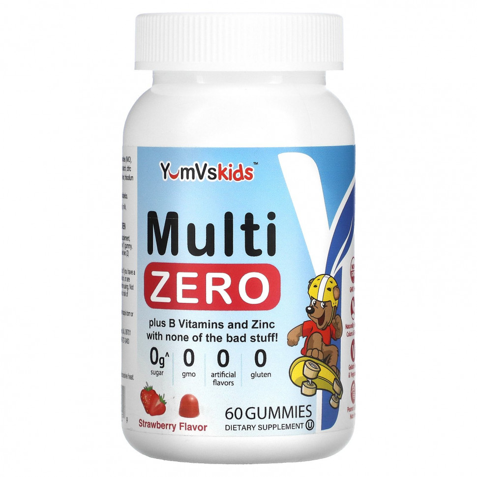 ���� ������ (Iherb) YumV's, ��� �����, Multi Zero, ��������, 60 ����������� ��������, ������ �� 3190 ���