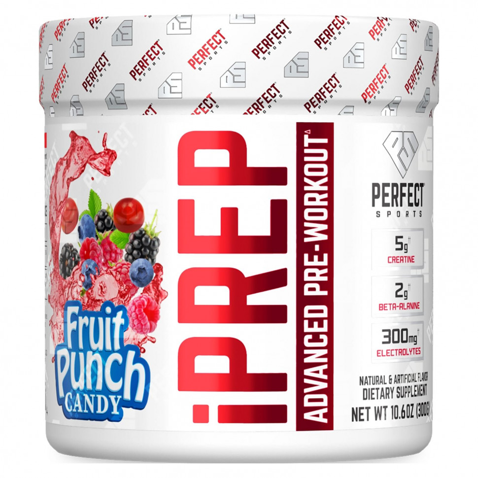 ���� ������ (Iherb) Perfect Sports, iPrep, Advanced Pre-Workout, ��������� ����, 300 � (10,6 �����), ������ �� 3180 ���