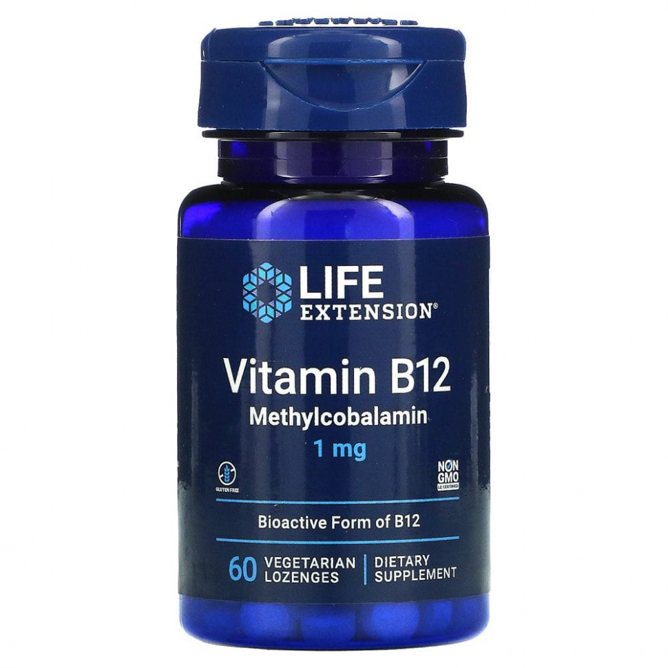   (Iherb) Life Extension,  B12, , 1 , 60      -     , -, 