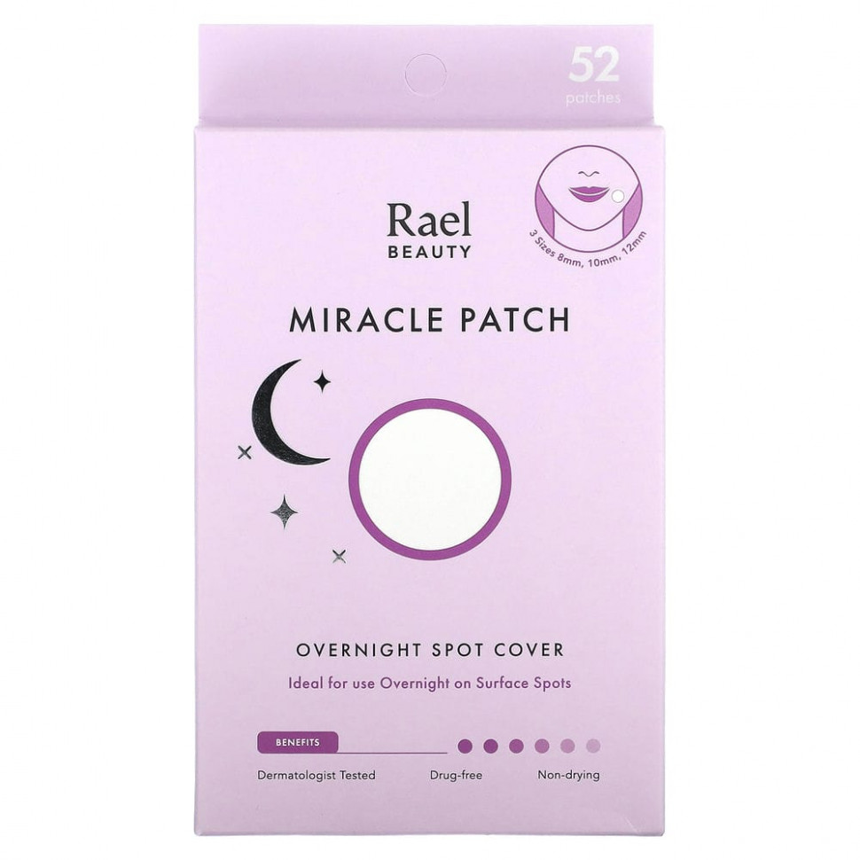   (Iherb) Rael, Inc., Beauty, Miracle Patch,  , 52     -     , -, 