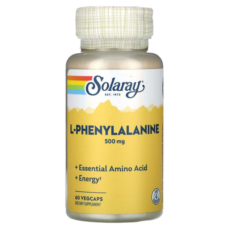 ���� ������ (Iherb) Solaray, L-�����������, 500 ��, 60 ������������ ������, ������ �� 2150 ���