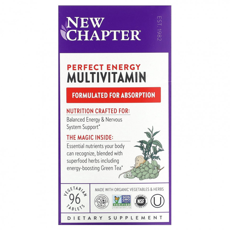   (Iherb) New Chapter, Perfect Energy, , 96      -     , -, 