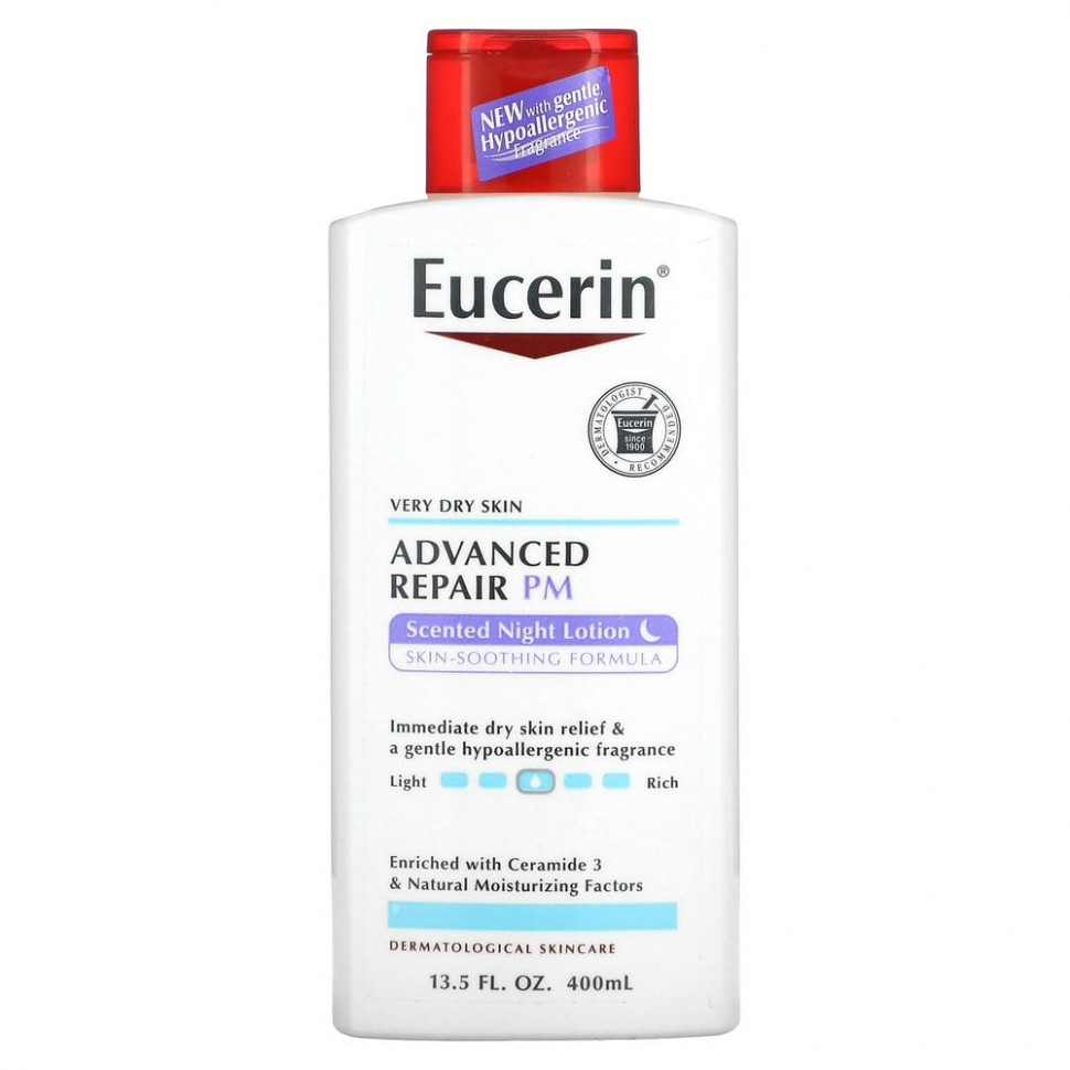   (Iherb) Eucerin, Advanced Repair Lotion, PM,   , 400  (13,5 . )    -     , -, 