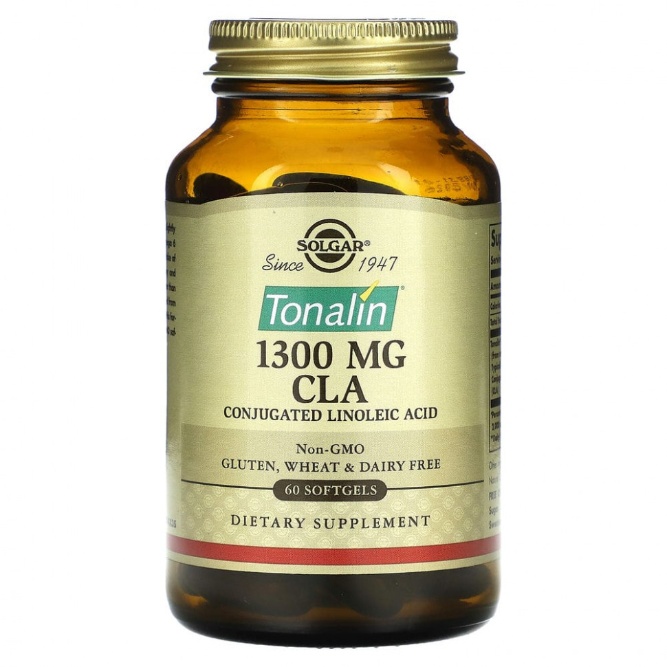   (Iherb) Solgar, Tonalin CLA,    (), 1300 , 60      -     , -, 