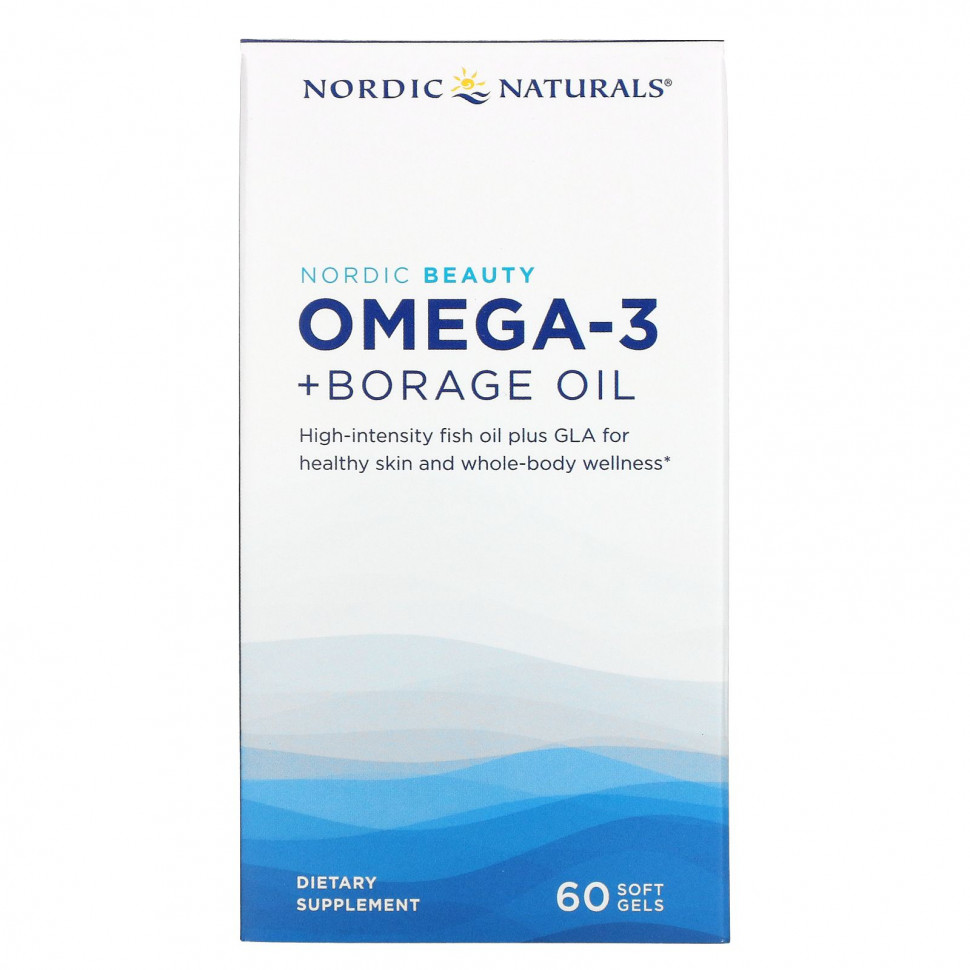 ���� ������ (Iherb) Nordic Naturals, Nordic Beauty, �����-3 � ����� ���������, 60 ������ ��������, ������ �� 9100 ���