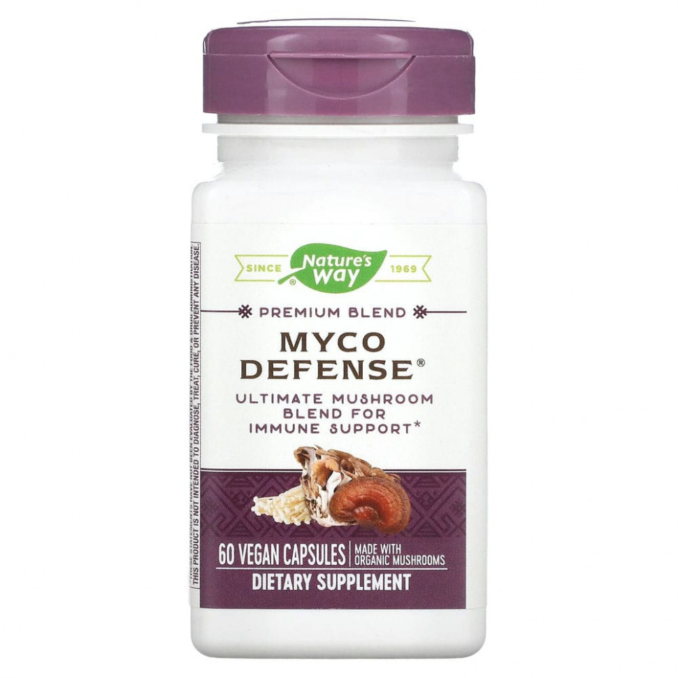   (Iherb) Nature's Way, Premium Blend, Myco Defense, 60      -     , -, 