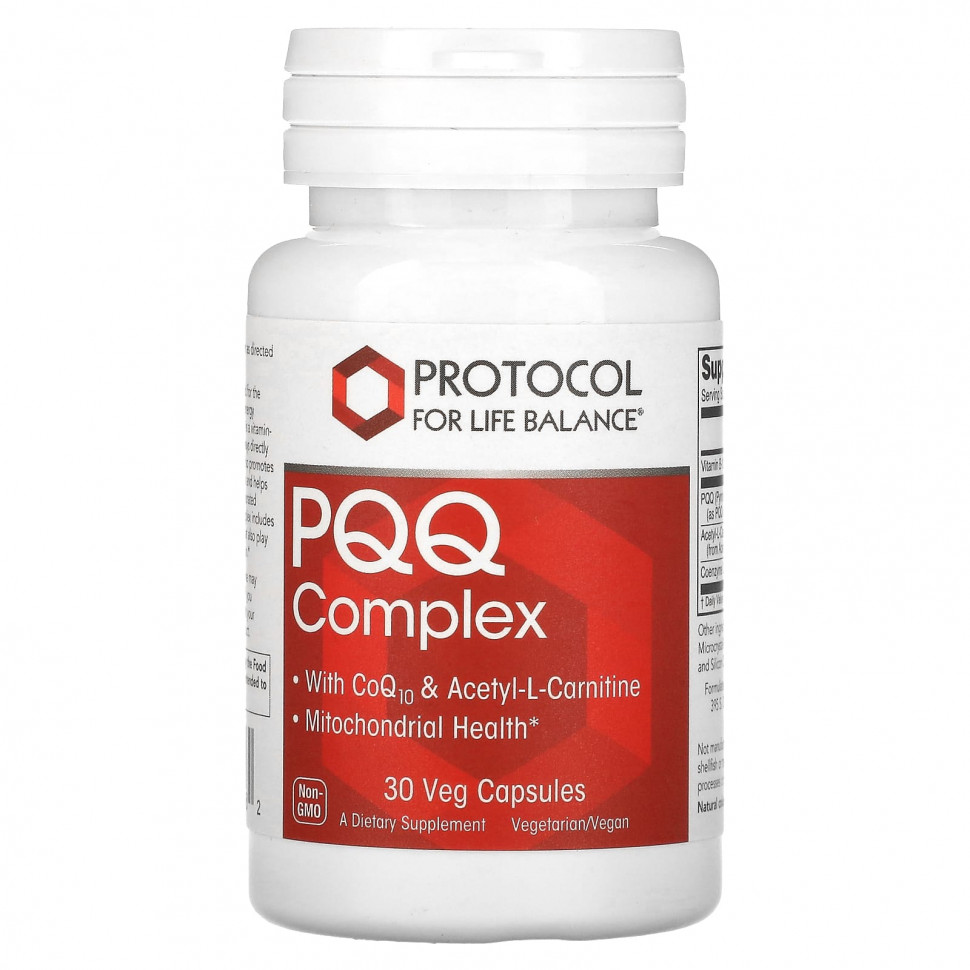 ���� ������ (Iherb) Protocol for Life Balance, PQQ Complex, 30 ������������ ������, ������ �� 4020 ���