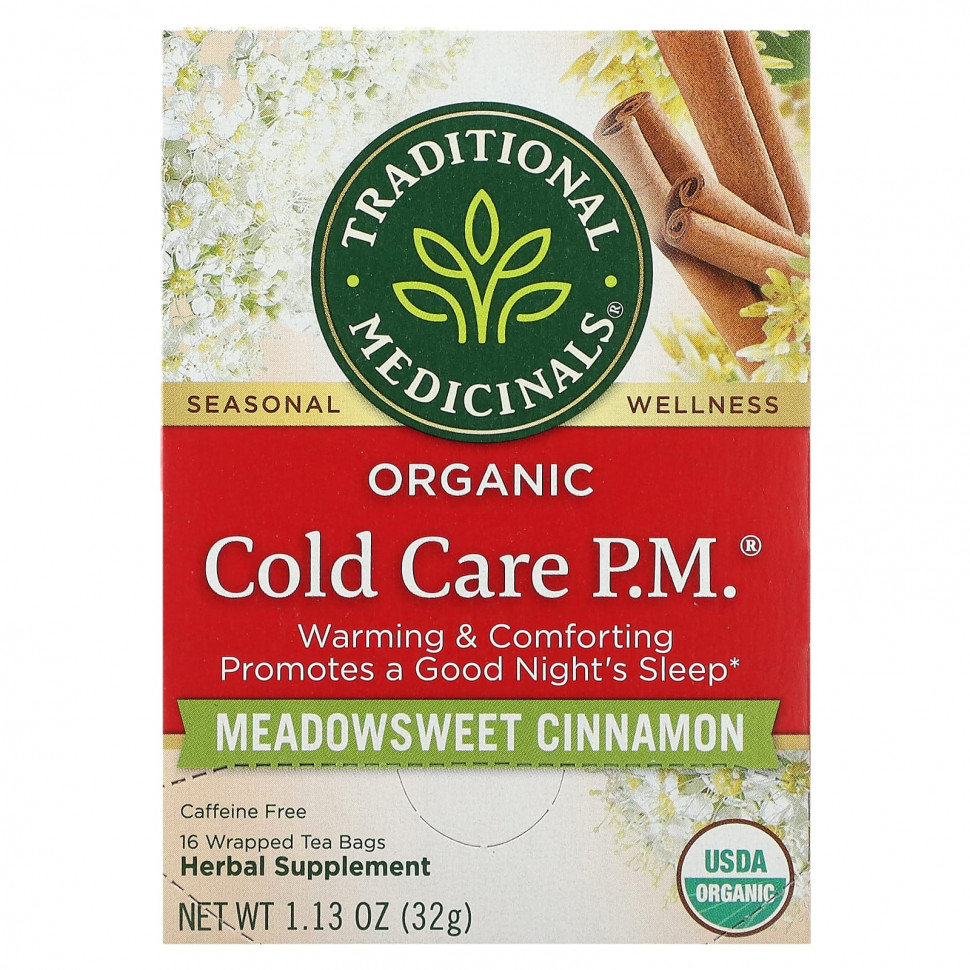  (Iherb) Traditional Medicinals, Organic Cold Care PM, , ,  , 16    , 32  (1,13 ) ,   1150 