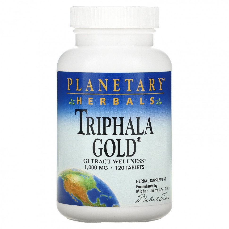   (Iherb) Planetary Herbals, Triphala Gold,  - , 1,000 , 120     -     , -, 