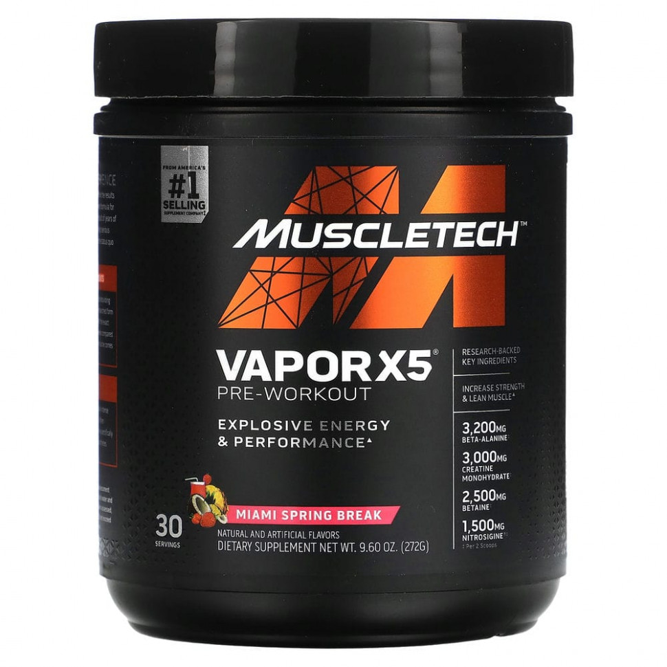   (Iherb) Muscletech, VaporX5, Next Gen,  ,   Miami Spring Break, 272  (9,60 )    -     , -, 