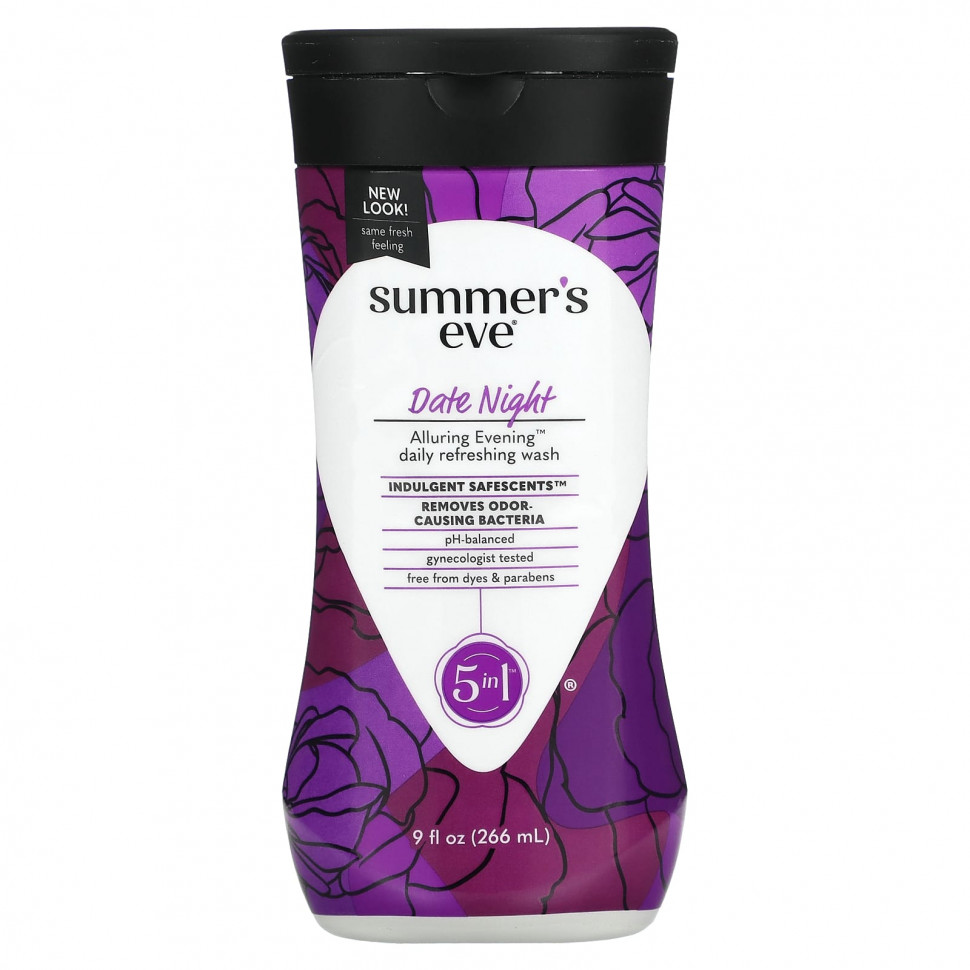   (Iherb) Summer's Eve, Alluring Evening Daily Refreshing Wash, Date Night, 266  (9 . )    -     , -, 