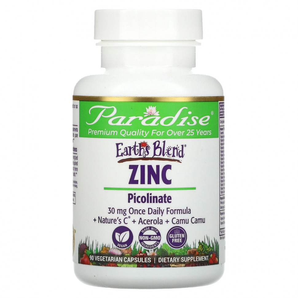 ���� ������ (Iherb) Paradise Herbs, Earth's Blend, ����, ���������, 90 �������������� ������, ������ �� 1550 ���
