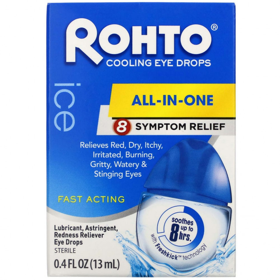 ���� ������ (Iherb) Rohto, ����������� ������� �����, ���, ��� � �����, 13 �� (0,4 ����. �����), ������ �� 1850 ���