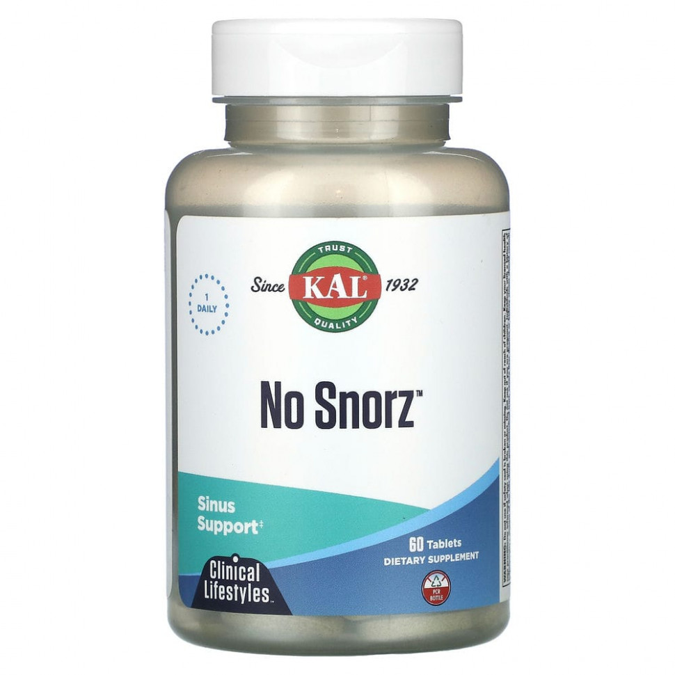   (Iherb) KAL, No Snorz, 60     -     , -, 