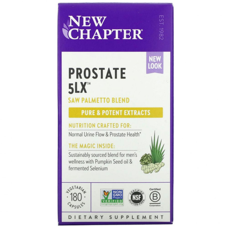   (Iherb) New Chapter, Prostate 5LX, 180      -     , -, 