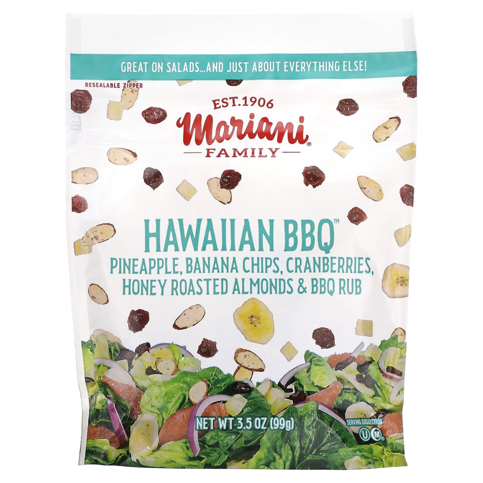 ���� ������ (Iherb) Mariani Dried Fruit, ��������� �������, ������, ��������� �����, ������, ���������� ������� � ����� � �������� ��� �������, 99 � (3,5 �����), ������ �� 710 ���