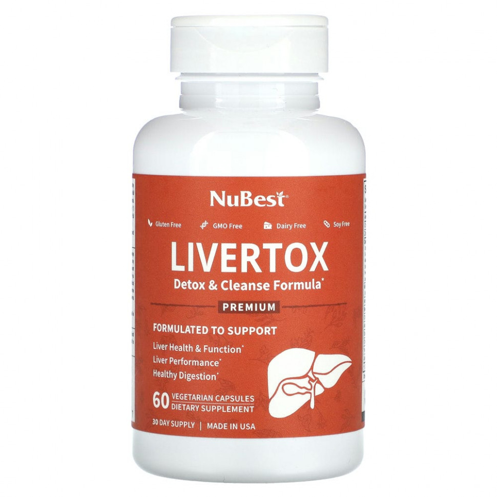 ���� ������ (Iherb) NuBest, Livertox, 60 �������������� ������, ������ �� 4080 ���